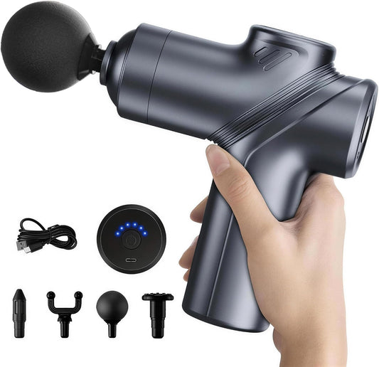 Mini Deep-Tissue Massage Gun — Pocket-Size Muscle Relief