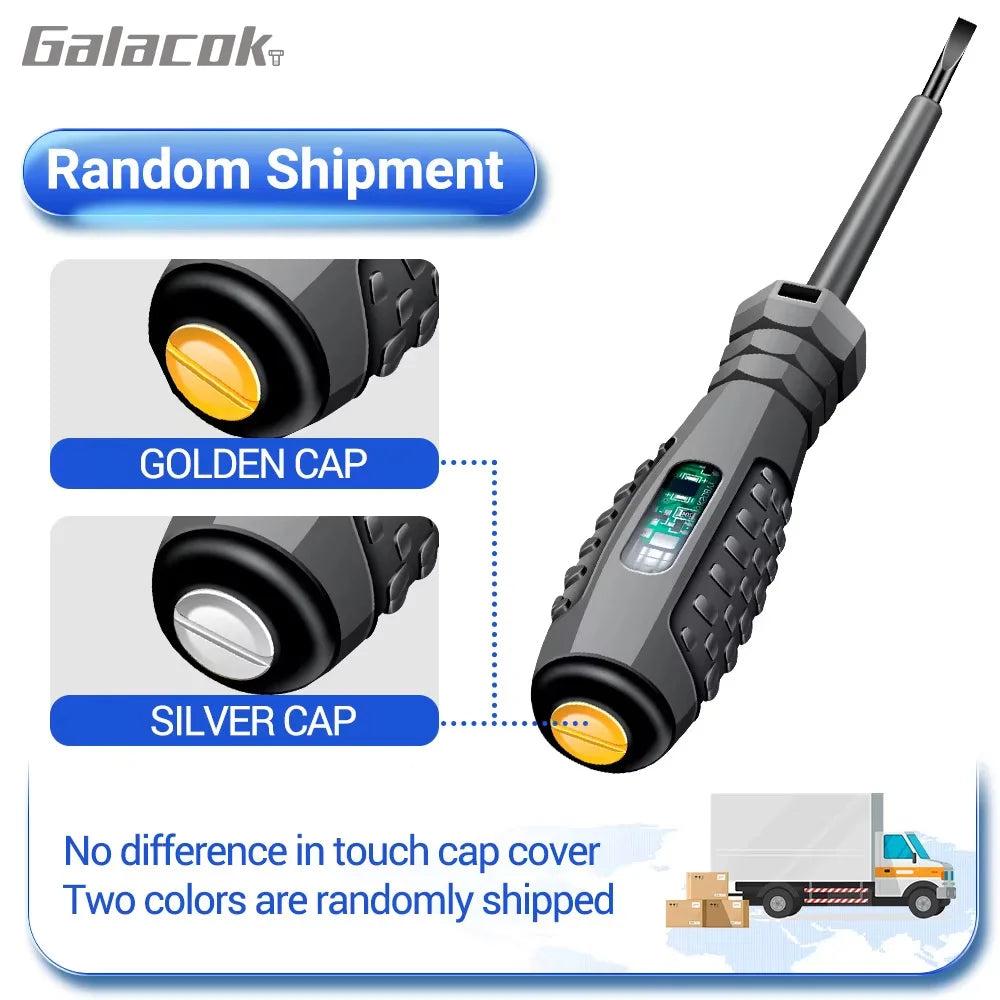 Non-Contact Voltage Tester Screwdriver — Find Live Wires Safely