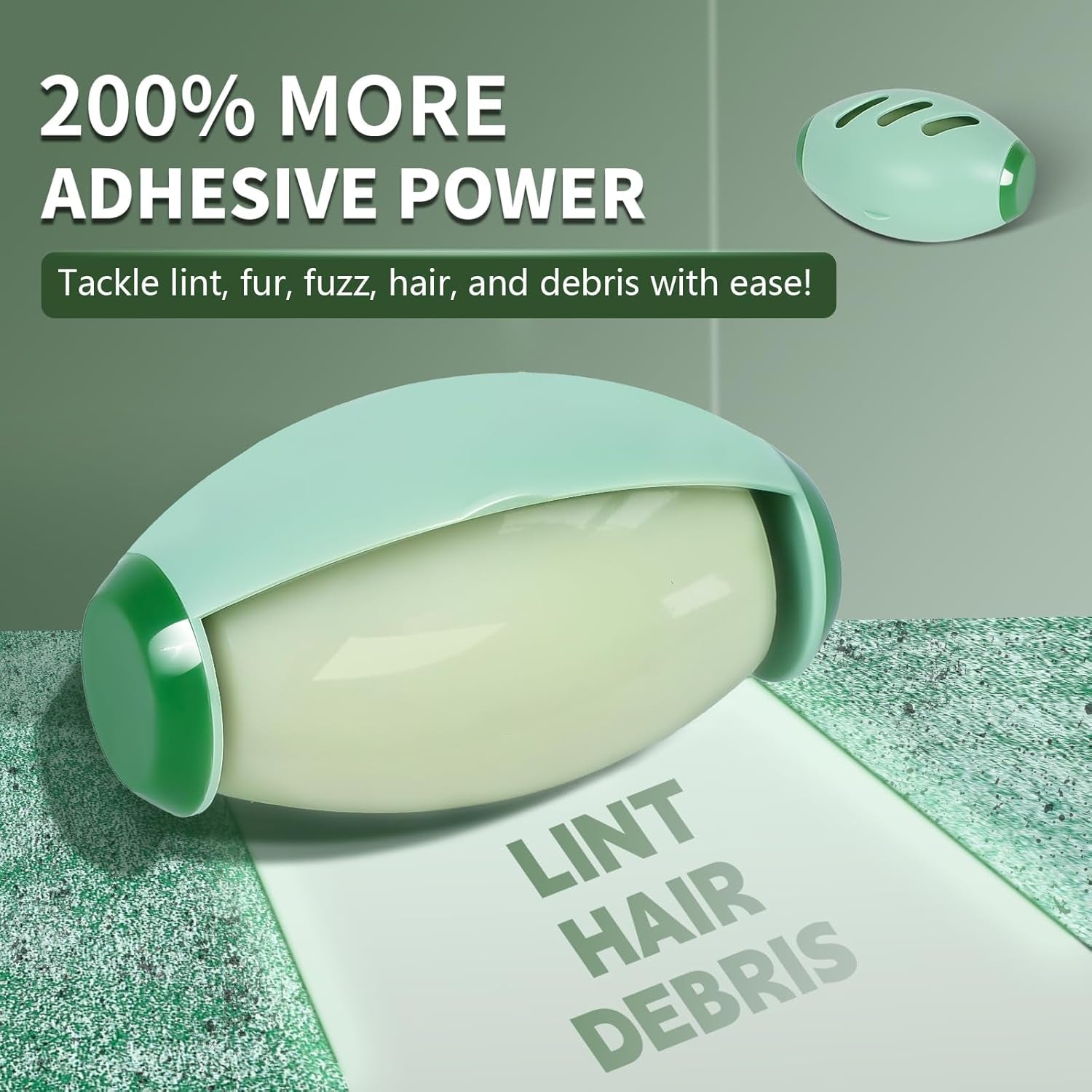 Reusable Travel Lint Roller — Washable Pet Hair Remover, No Refills