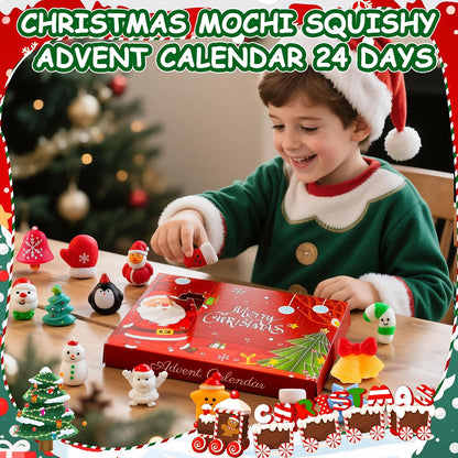 Christmas Squishy Advent Calendar 2026, Mochi Squishy Toys