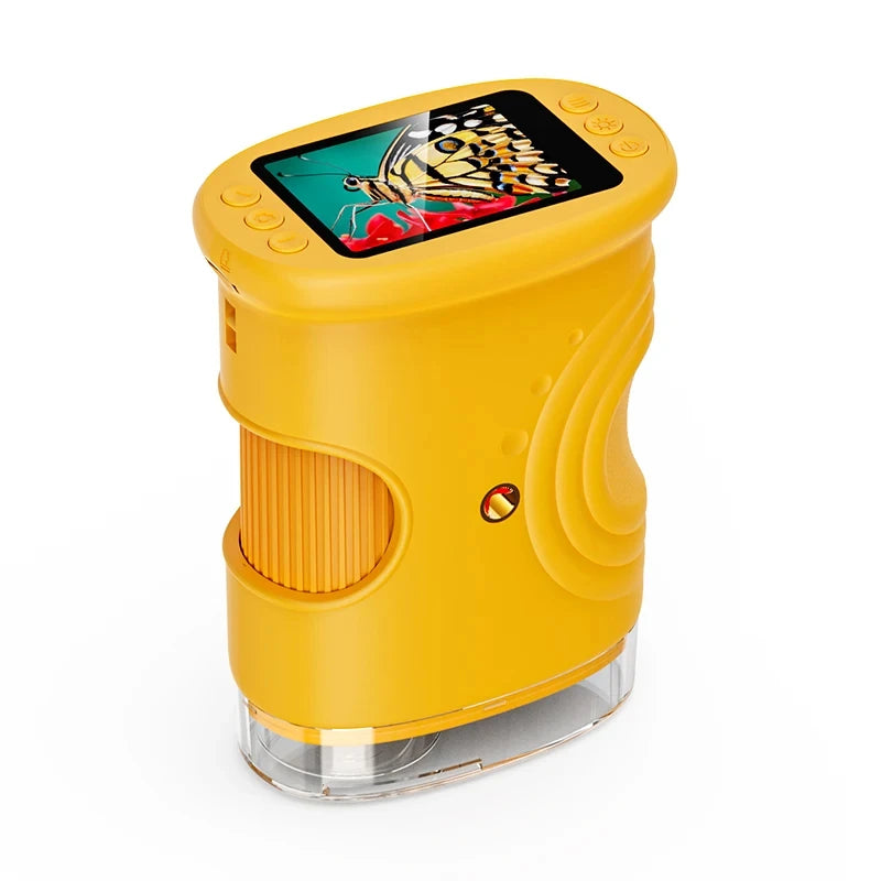 1000X Pocket Microscope for Kids — HD Screen, Rechargeable