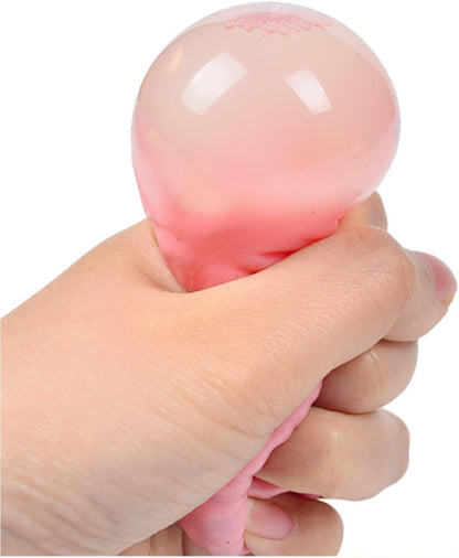 Brain splat ball squeezed in hand