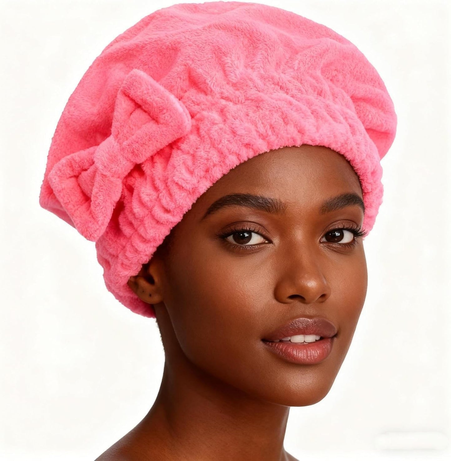 Microfiber Hair Towel Wrap — Cuts Dry Time in Half, Frizz-Free