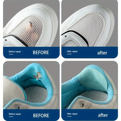 Self-Adhesive Shoe Repair Patches (6 Pack) — Fix Worn Heels in Seconds