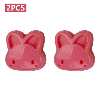 Cartoon Sandwich Cutter & Sealer Set — Bear, Cat, Rabbit & Car Shapes