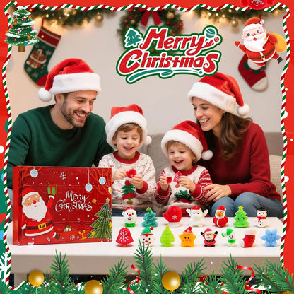 Christmas Squishy Advent Calendar 2026, Mochi Squishy Toys