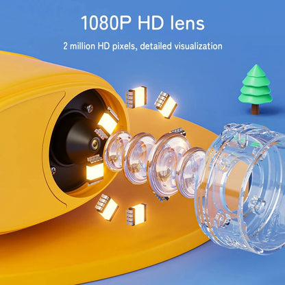 1000X Pocket Microscope for Kids — HD Screen, Rechargeable