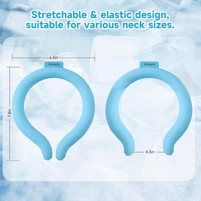 PCM Neck Cooling Ring — Reusable Ice Tube, Cools at 64°F