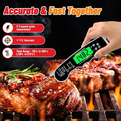 Meat Thermometer Digital, Instant Read Digital Meat Thermometer