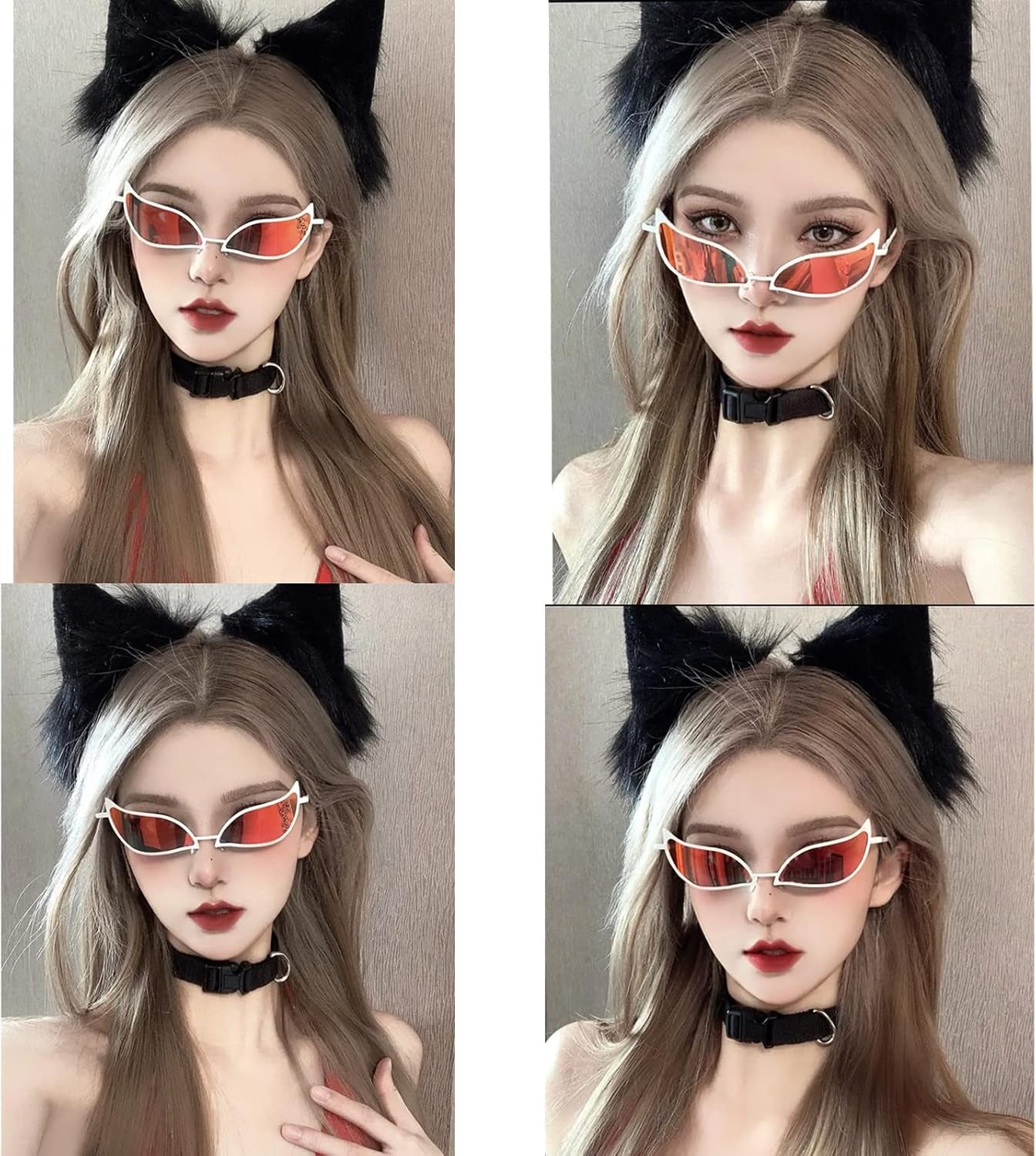 Anime Cosplay Statement Sunglasses — Bold Character Frames