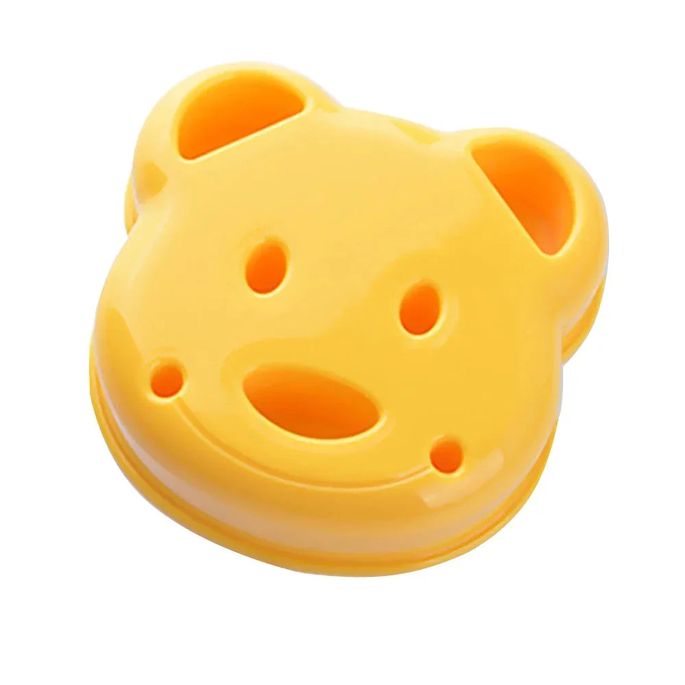 Cartoon Sandwich Cutter & Sealer Set — Bear, Cat, Rabbit & Car Shapes