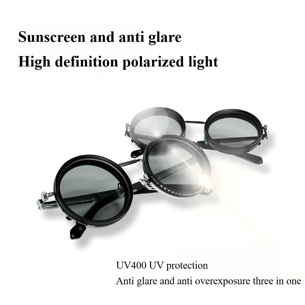 Rotating ND Filter Polarized Sunglasses — Dial Your Own Tint