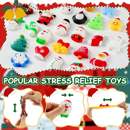Christmas Squishy Advent Calendar 2026, Mochi Squishy Toys